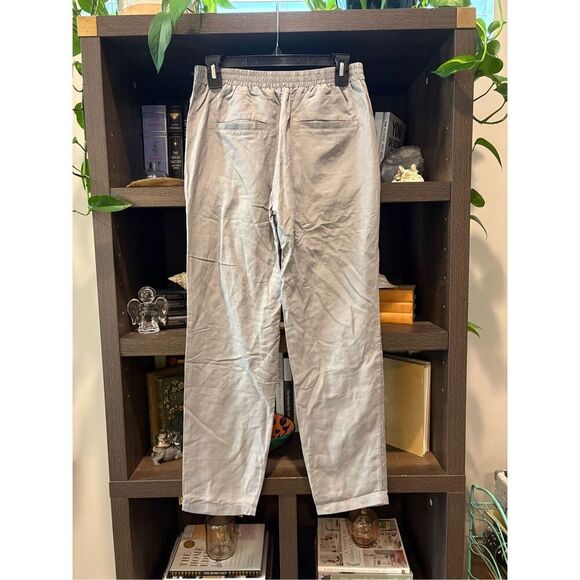 NWOT Gold Hawk Gray Silk Linen Blend Lace Pants Size Small - Picture 5 of 8